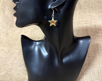 Swarovski Star Earrings