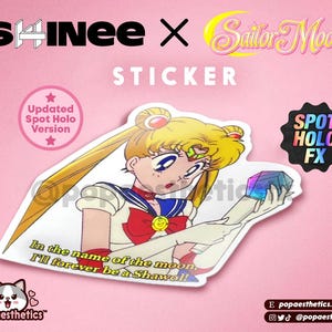 New SHINee Lightstick Sticker Spot Holographic Version | Moon Girl x SHINee World |