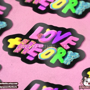 Taeyong Love Theory Journaling Sticker| Scrapbooking Sticker| 3 inch| NCT | Wonstein | Fanmade