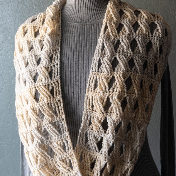 Sunny Skies Infinity Scarf - Crochet Pattern Download