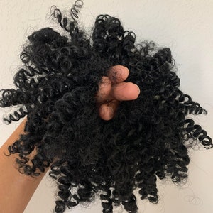 Curly Hair Products African American Hair Piece Wig Scrunchie Ponytail Black Hair Natural Black Hair Extensions Afro Scrunchie  Black 1B