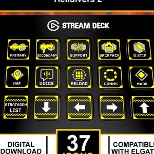 Helldivers 2 Elgato Stream Deck Companion - iConCity -