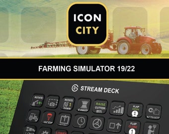 Farming Sim 19/22  Stream Deck iCons & 32 key profile included