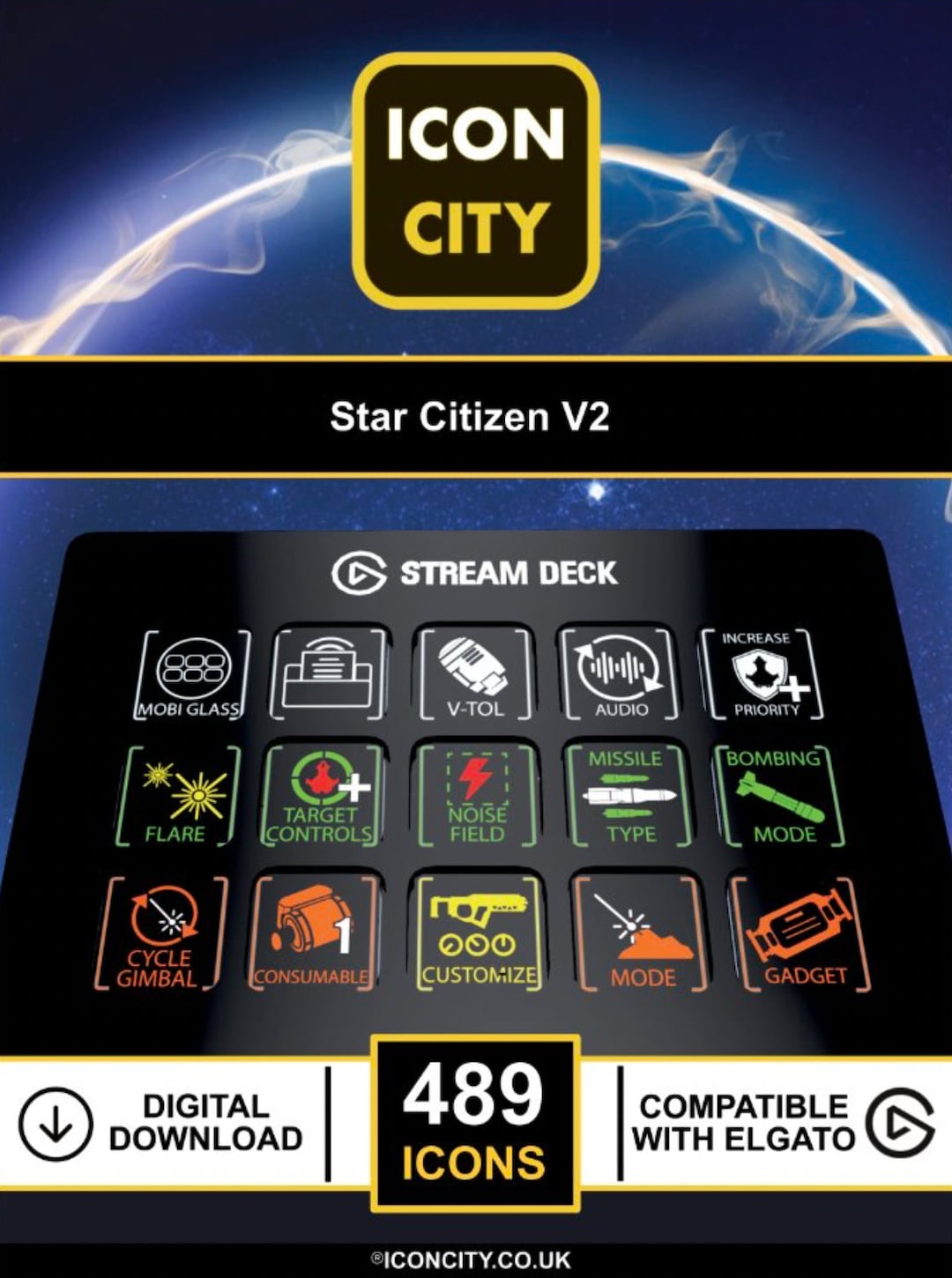 Star Citizen V2 Stream Deck Icons Etsy