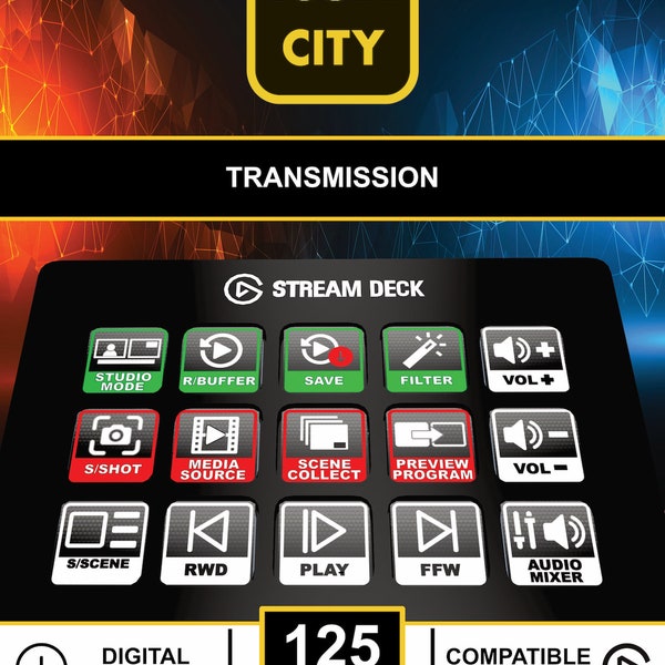 Trasmissione - Streamer iCon Pack come nessun altro - Stream Deck - Twitch