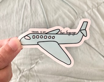 Travel Stickers Mila and Mase Airplane Sticker