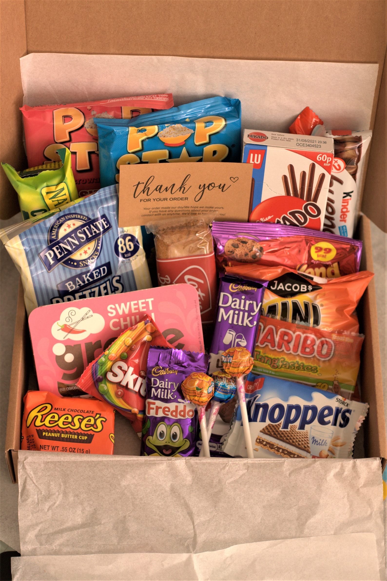 Sweet and Salty Snack Gift box Hamper. Treats Box Savoury Etsy