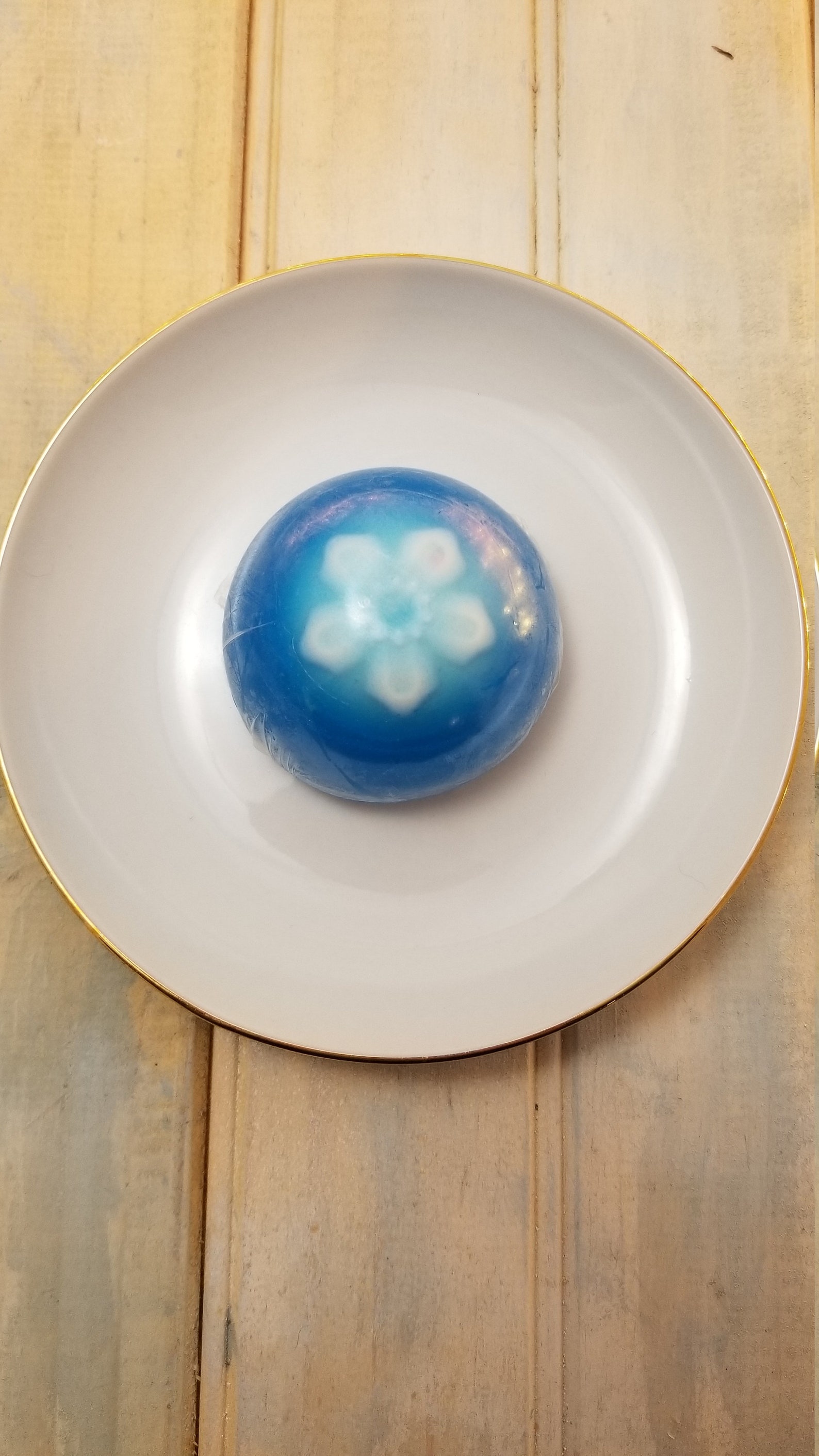 Floral Reveal Dome Handcrafted Molded Soap Bar Etsy UK