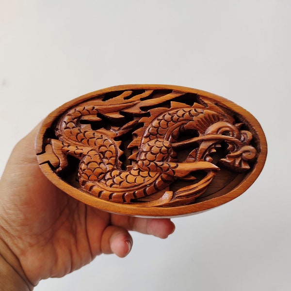 Wooden Magic jewelry Box – Puzzle Box dragon