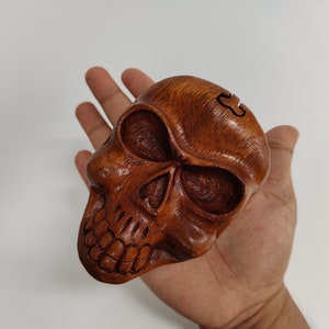 Joyero Mágico de Madera – Puzzle Box Calavera