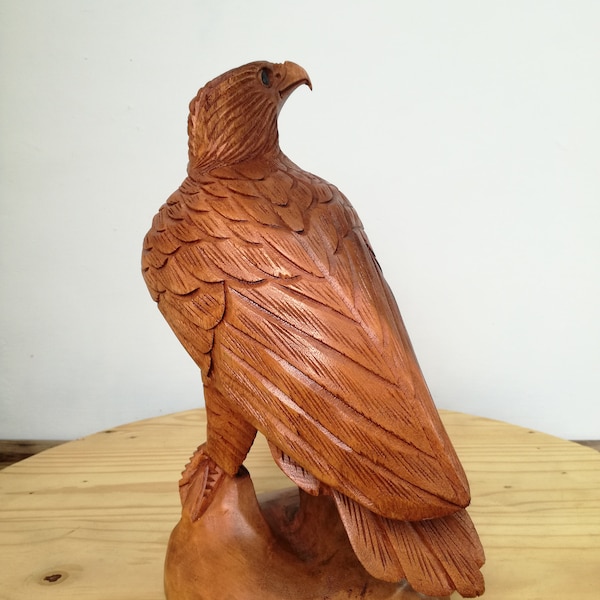 Eagle Wood Carving Etsy