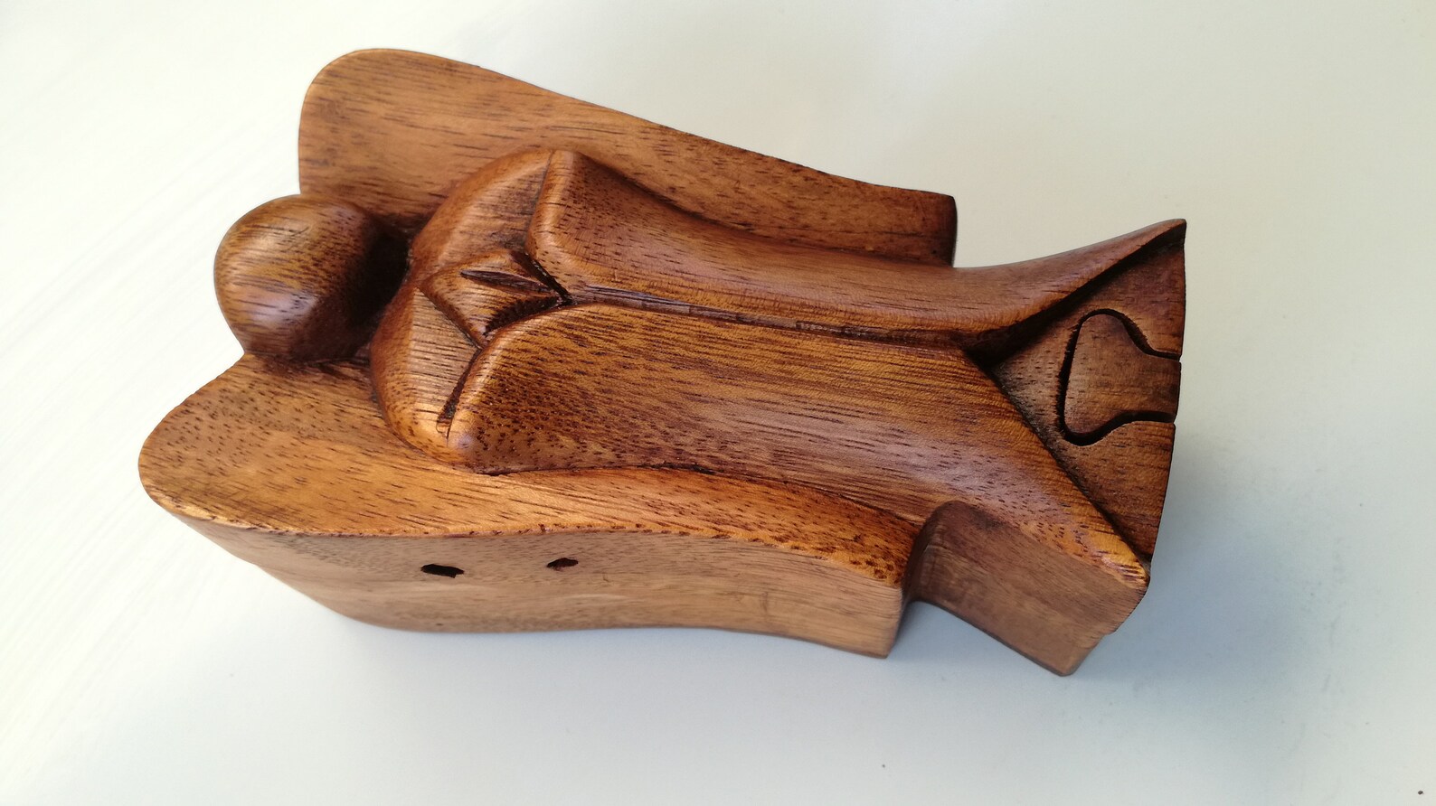 Wooden Magic Jewelry Box Puzzle Box Angel Etsy