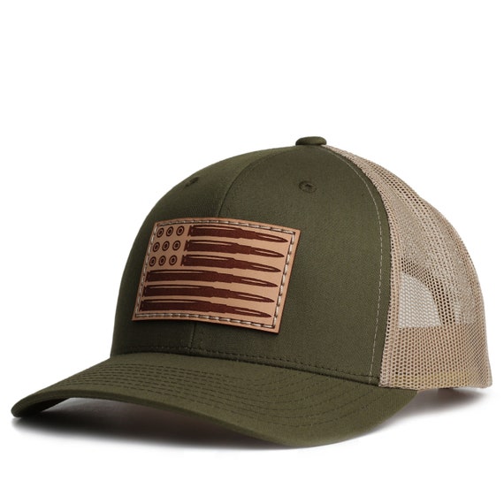 USA Ammo Bullet American Flag Leather 