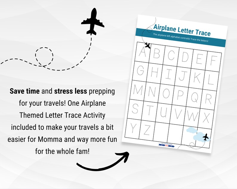 Preschool Travel Printable, Airplane Activities Printable, Airplane ...