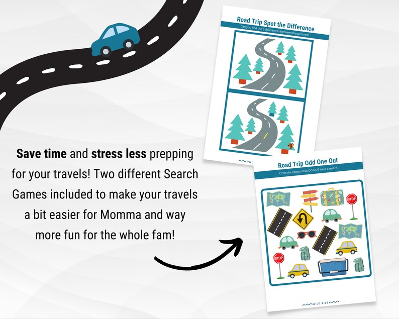 Road Trip Kids Printable Kids Road Trip Games Printable Road - Etsy