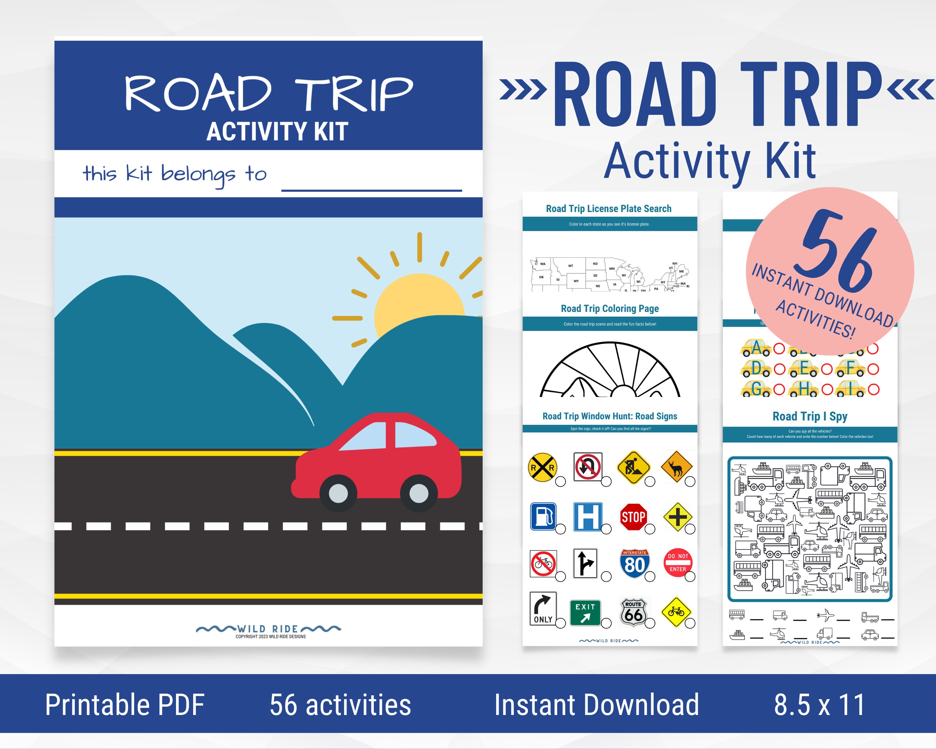 Road Trip Games for Kids. Road Trip Activities. Road Trip Activity Pack. Road  Trip Activities for Kids. Road Trip for Kids. Road Trip Bingo 