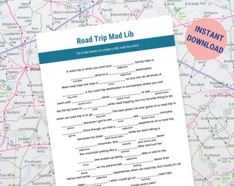 Drawing Prompts for Kids, Printable Road Trip Games for Kids, Road Trip Activities for in the ...