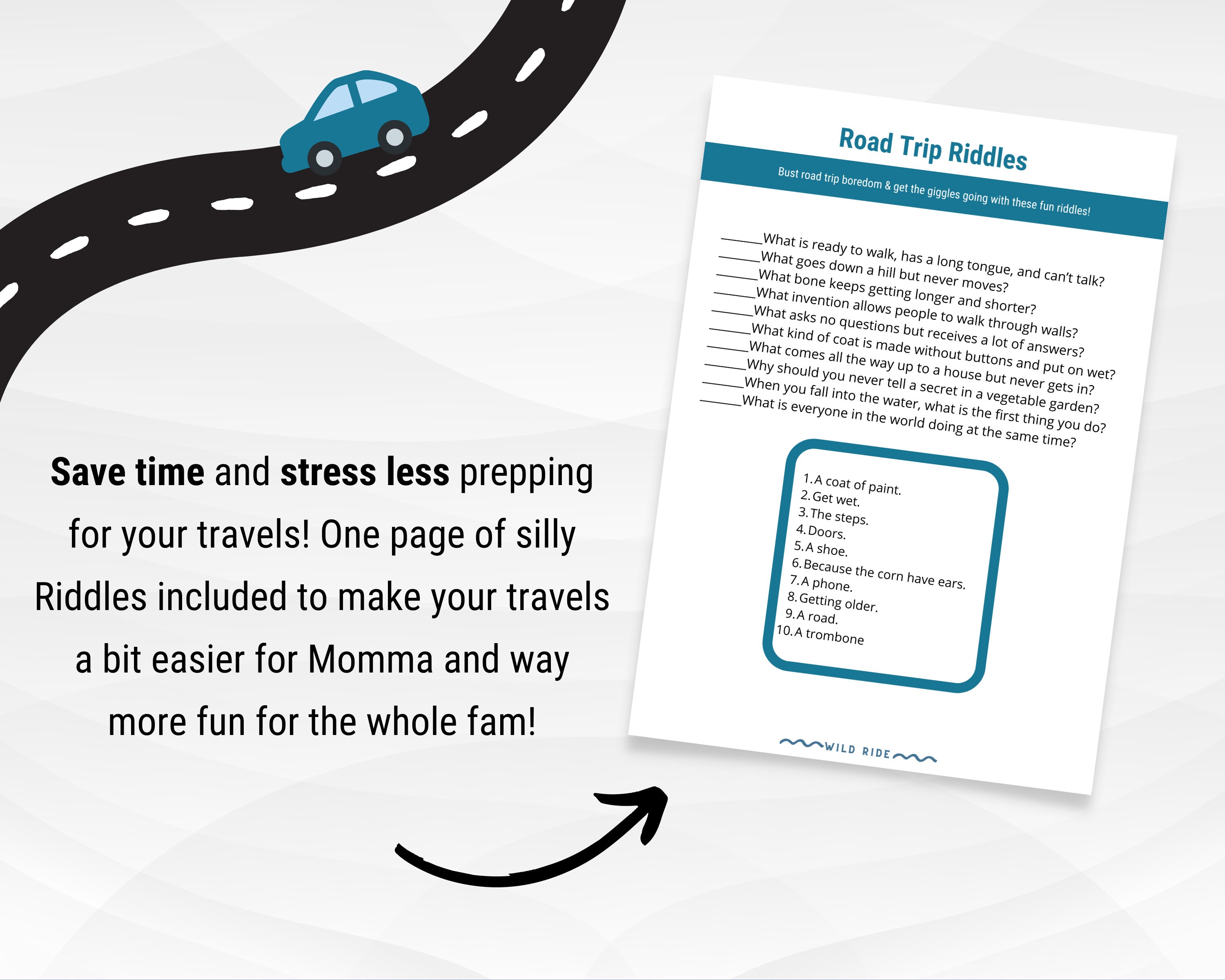 Road Trip Activities for Kids, Printable Road Trip Games for Kids, Road ...
