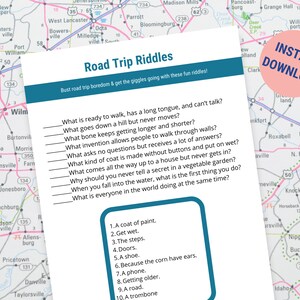 Road Trip Activities for Kids, Printable Road Trip Games for Kids, Road ...