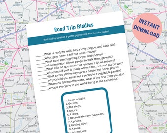 Road Trip Kids Printable, Kids Road Trip Games Printable, Car Games Printable, Printable Travel Activities, Road Trip Game Download