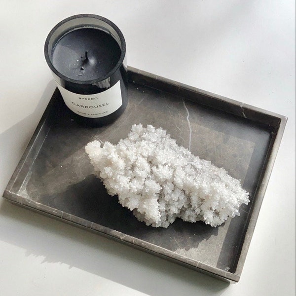 Black Marble Coffee Table Tray Etsy