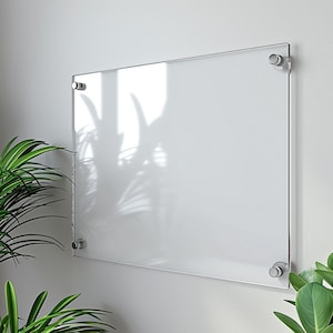 Customized Blank Acrylic Board for Wall | Vision Board | Dry Erase Board | Custom 2024 Organization  Planner | Perpetual Calendar