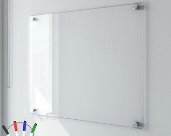 Maßgeschneiderte leere Acryltafel für Heim- und Bürodekoration | 2024 Dry Erase Vision Board | Organisations-Hängeplaner | Geschäftsgeschenk