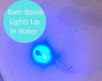 Light Up Bath Bombs, Kids Party Favors, Flashing Bath Bomb, Birthday Gift for Kids, Disco Party Favors, Bachelorette Favors, Rave Decoration