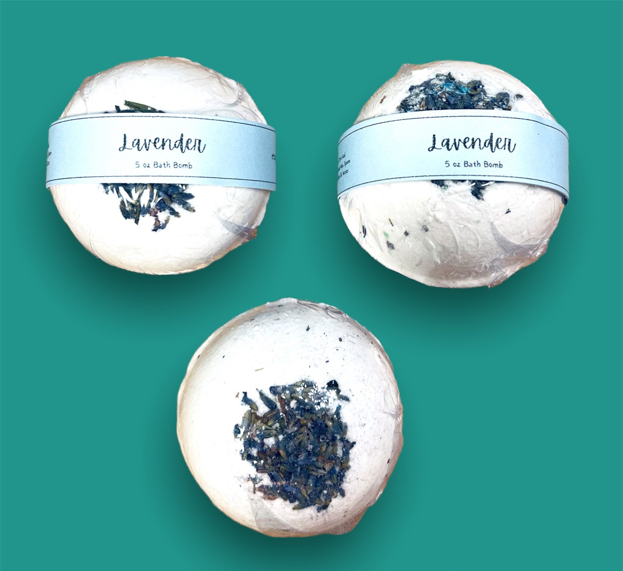 Lavender Bath Bomb Lavender Gift Natural Bath Bombs Etsy