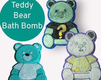 Teddy Bear Bath Bomb, Easter Kids Bath Bomb, Teddy Bear Baby Shower Party Favor, Baby Bear Theme, Its a Boy, Its a Girl, Teddy Bear Birthday