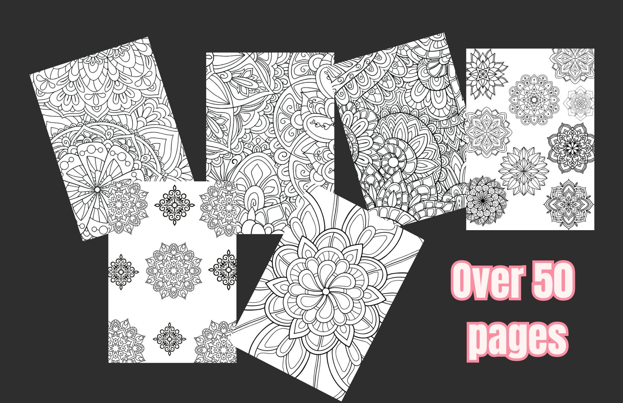 Mindful Mandalas: Adult Coloring Book for Relaxation (printable) - Etsy