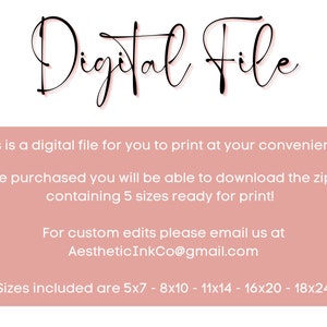 Botox and filler Medspa Decor, Office Decor, Instant Download, Digital Print, Medical Aesthetic Practice, Plastic Surgery Office Decor image 2