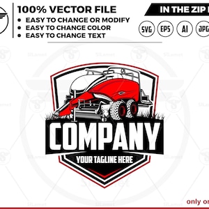 Big Baler logo - New Holland Big Baler logo- Tractor Farm Logo Template - farm logo- tractor logo - farming tractor logo,