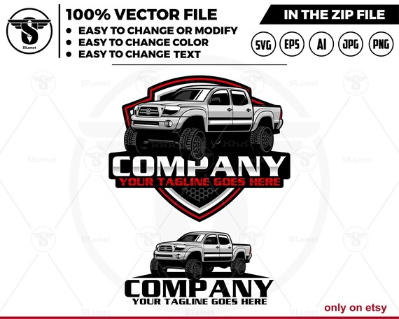 pickup logo - pickup truck svg - pickup truck Company Logo - pickup truck vector - 2005 toyota tacoma off road