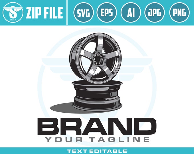 Tire service logo, automotive logo, Car Rim SVG, Wheels SVG, Tires svg, Car Wheel,Mechanic Logo, Fix Car Repair Service Garage, automobile