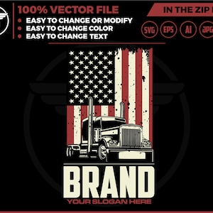 american trucking logo, Trucking Company Logo, Moving Truck, united states trucking logo, Semi Truck, Trucking Brand, Truck Door Logo
