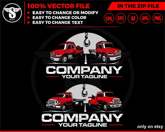 towing truck logo, towing logo template, towing chain svg, tow truck 18 wheeler, tow truck logo, towing service logo, tow car logo