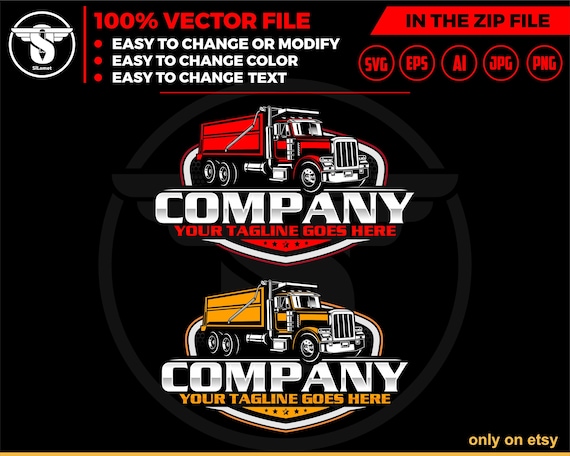 Dump Truck logo, Truck logo Svg, american dump truck logo, trucking logo, industry, heavy, machinery, industrial, equipment, construction