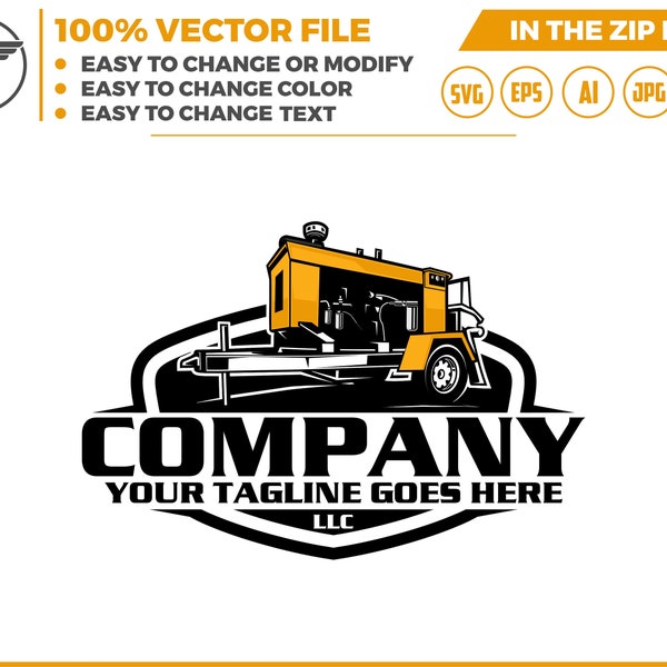 Concrete pump logo - pumping logo - pumping svg