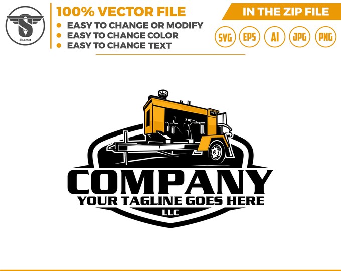 Concrete pump logo - pumping logo - pumping svg