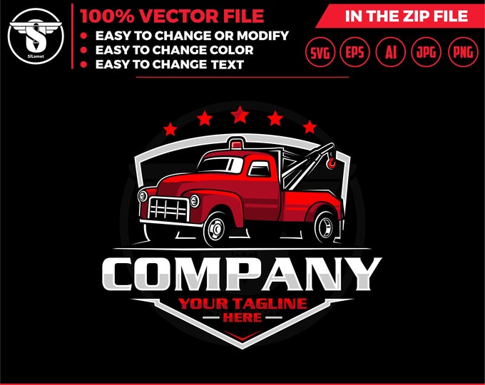 vintage towing logo, old towing logo, towing truck logo, towing logo template, towing chain svg, tow truck 18 wheeler, tow truck logo