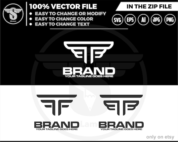 initial TF logo - text TF logo - font TF logo