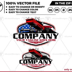 america Bumper Pull Dump Trailer logo - dump trailer logo, dump trailer logo , USA Dumpster Logo , dump rental logo