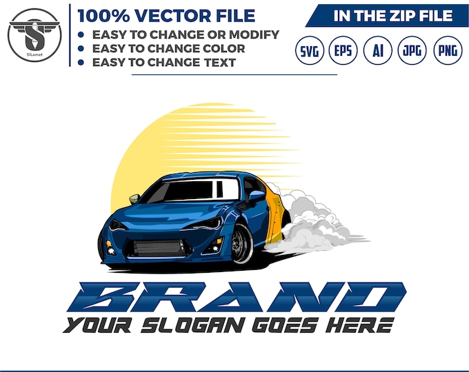 car drift t-shirt design - car drift logo - car sport drift - Burnout car - drift sport car, Street racing