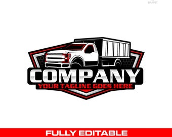 Super Duty Dump Truck Logo: Construction Hauling Vector Designs (SVG, EPS, PNG)