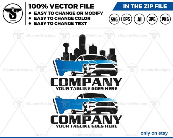 Car Wrap Logo - Vehicle Wrap Logo - Auto Wrap Business Design - Custom Vinyl Wrap logo- Car Styling Service logo