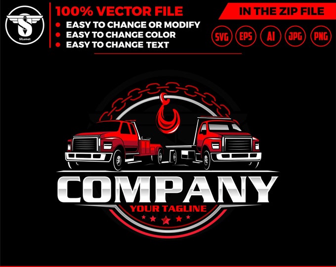 towing truck logo, towing logo template, towing chain svg, tow truck 18 wheeler, tow truck logo, towing service logo, tow car logo