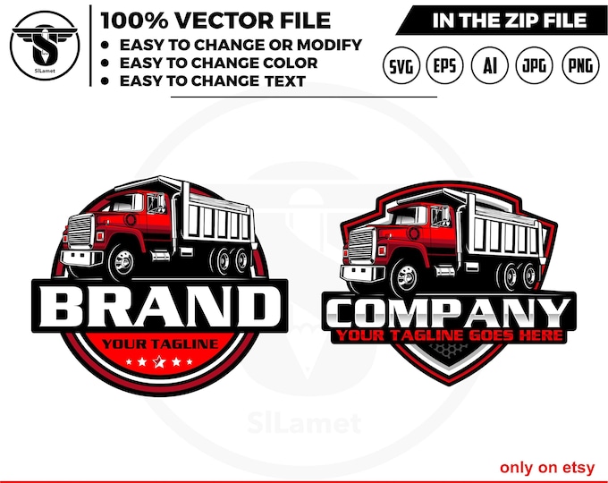 1996 FORD L8000 DUMP TRUCK -  dump truck cllasic, dump truck old, dump truck vintage,  Peterbilt Dump Truck logo, Truck logo Svg