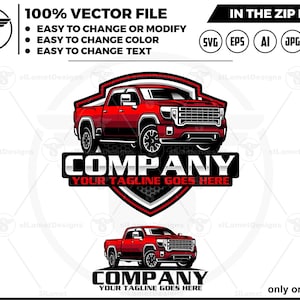 GMC truck logo - pickup truck logo template -  GMC pickup logo - Gmc Sierra 2500 Denali