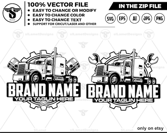 truck repair logo svg, truck fix logo, trucking service svg, logo, trucking logo svg, semi truck, truck trailer logo, truck services logo